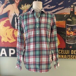 Vineyard Vines plaid top Size 4